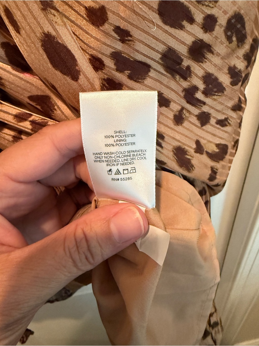 Express Mini Sheath Dress - Leopard Print Plus Pink - Size XL - Picture 8 of 8